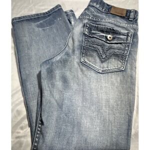 Flypaper Premium Bootcut  Woman's 30x28 Blue Denim Skater Baggy Y2K!